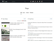 Tablet Screenshot of nnpc.com